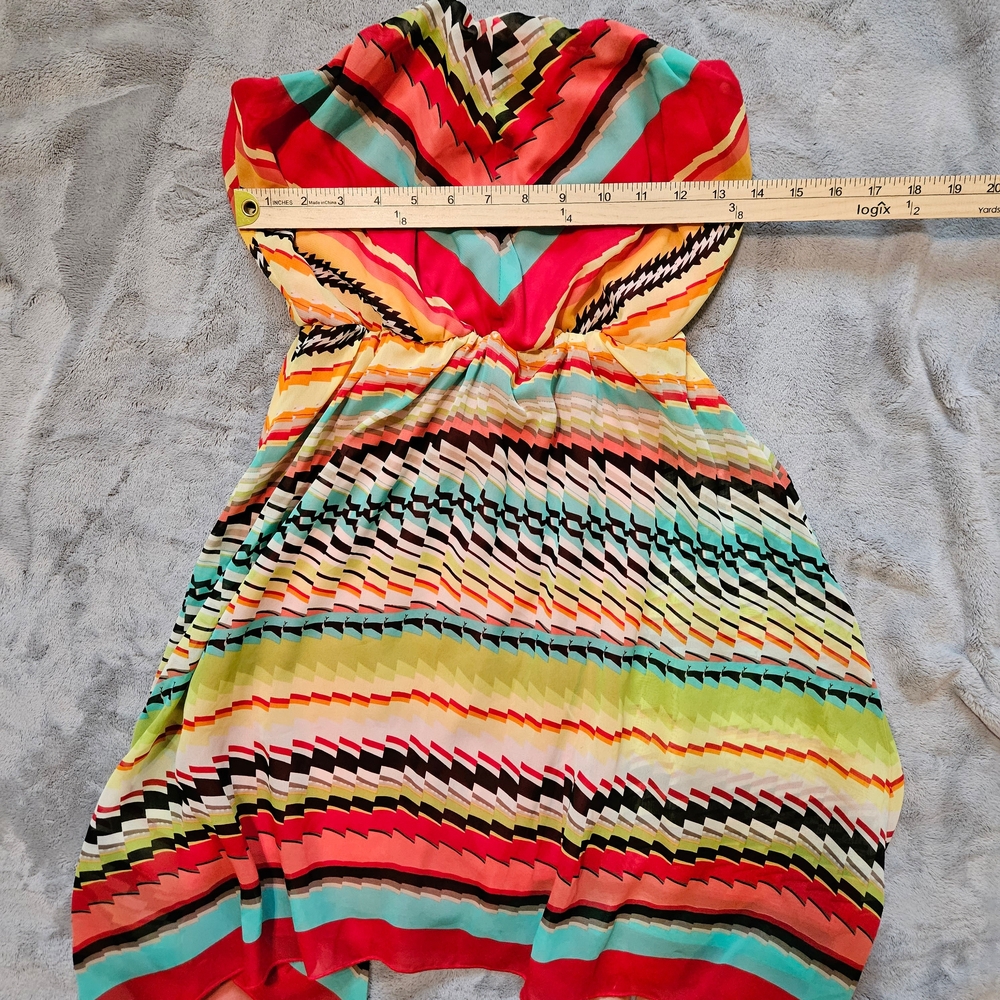 Ruby Rox Strapless Multi Color Dress - Picture 5 of 5